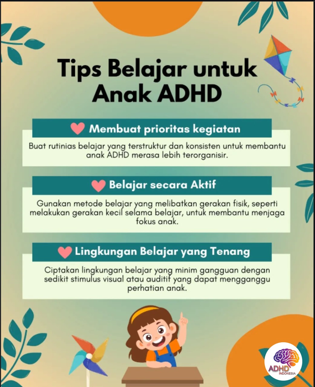 Strategi Belajar yang Cocok untuk Anak ADHD di Kabupaten Sragen